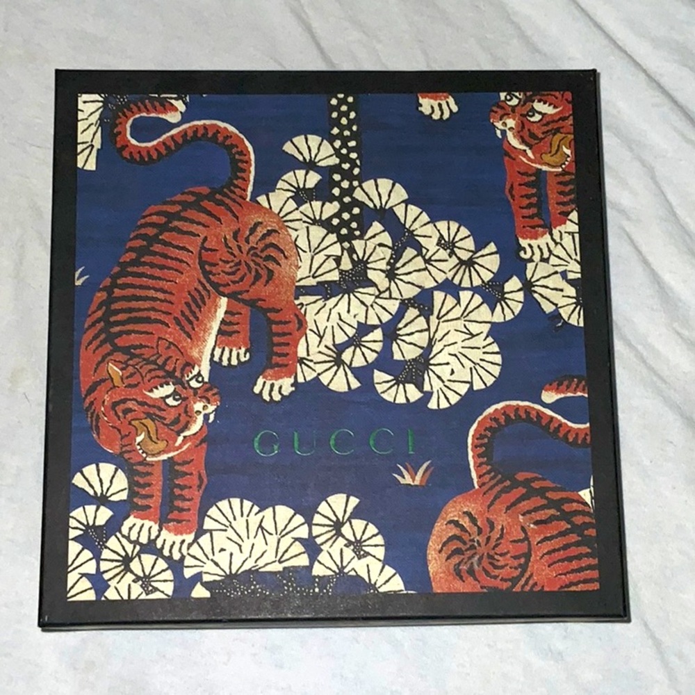 Tiger Print Gucci Box